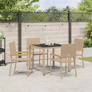 Have Spisebordssæt 5 stk. Beige polyrattan