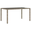 Have Spisebordssæt 5 pcs Grå polyrattan