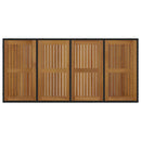 Have Spisebordssæt 7 pcs Sort polyrattan