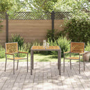 Have Spisebordssæt 3 pcs Grå og Brun polyrattan