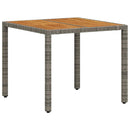 Have Spisebordssæt 5 pcs Grå og Brun polyrattan