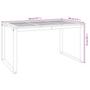 Have Spisebordssæt 5 pcs Beige og Brun polyrattan