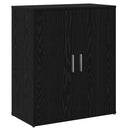 Sideboard 2 stk. Sort eg 60 x 31 x 70 cm Konstrueret træ