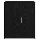 Sideboard 2 stk. Sort eg 60 x 31 x 70 cm Konstrueret træ