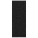 Kontorskab Sort eg 60 x 32 x 152,5 cm Konstrueret træ
