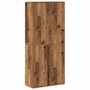 Højskab 80 x 35 x 180 cm Konstrueret træ Gammelt træ