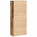 Højskab 80 x 35 x 180 cm Konstrueret træ Gammelt træ
