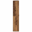 Højskab 80 x 35 x 180 cm Konstrueret træ Gammelt træ