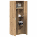 Highboard 70 x 33,5 x 180 cm Konstrueret træ Artisan Egetræ