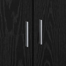 Highboard 70 x 33,5 x 180 cm Konstrueret træ Sort eg