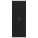 Highboard 70 x 33,5 x 180 cm Konstrueret træ Sort eg