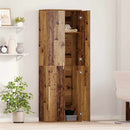 Highboard 60 x 35 x 180 cm Konstrueret træ Gammelt træ