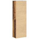 Highboard 60 x 35 x 180 cm Konstrueret træ Gammelt træ