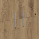 Highboard 60 x 35 x 180 cm Konstrueret træ artisan eg