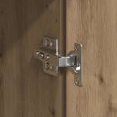 Highboard 60 x 35 x 180 cm Konstrueret træ artisan eg