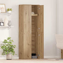 Highboard 60 x 35 x 180 cm Konstrueret træ artisan eg