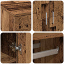 Highboard 80 x 39 x 178 cm Konstrueret træ Gammelt træ