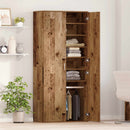 Highboard 80 x 39 x 178 cm Konstrueret træ Gammelt træ