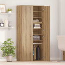 Højskab med hylde artisan eg 80 x 39 x 178 cm Konstrueret træ