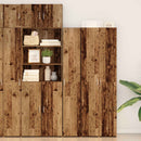 Highboard 2 pcs Gammelt træ 30 x 42,5 x 185 cm