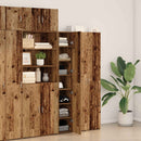 Highboard 2 pcs Gammelt træ 30 x 42,5 x 185 cm