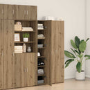 Highboard 2 pcs Artisan Egetræ 30 x 42,5 x 185 cm