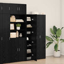 Highboard 2 pcs Sort eg 30 x 42,5 x 185 cm