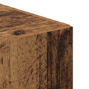 Highboard 2 pcs Gammelt træ 50 x 42,5 x 185 cm