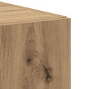 Highboard 2 pcs Artisan Egetræ 50 x 42,5 x 185 cm