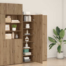 Highboard 2 pcs Artisan Egetræ 50 x 42,5 x 185 cm