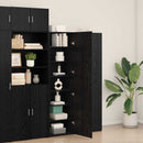 Highboard 2 pcs Sort eg 50 x 42,5 x 185 cm