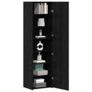 Highboard 2 pcs Sort eg 50 x 42,5 x 185 cm