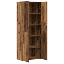 Highboard 2 pcs Gammelt træ 70 x 42,5 x 185 cm