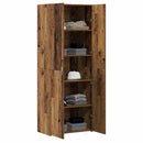 Highboard 2 pcs Gammelt træ 70 x 42,5 x 185 cm