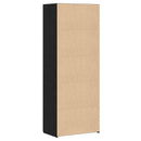 Highboard 2 pcs Sort eg 70 x 42,5 x 185 cm