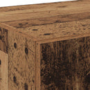 Highboard 2 pcs Gammelt træ 70 x 42,5 x 185 cm