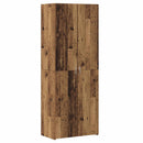 Highboard 2 pcs Gammelt træ 70 x 42,5 x 185 cm