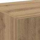 Highboard 2 pcs Artisan Egetræ 70 x 42,5 x 185 cm