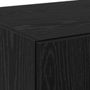 Highboard 2 pcs Sort eg 70 x 42,5 x 185 cm