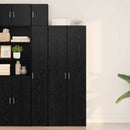 Highboard 2 pcs Sort eg 70 x 42,5 x 185 cm