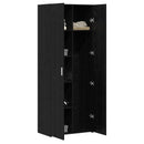Highboard 2 pcs Sort eg 70 x 42,5 x 185 cm