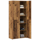 Highboard 2 pcs Gammelt træ 80 x 42 x 185 cm