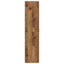 Highboard 2 pcs Gammelt træ 80 x 42 x 185 cm