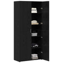 Highboard 2 pcs Sort eg 80 x 42 x 185 cm