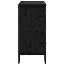 Skuffeskab 6-Skuffe Sort eg 91 x 35,5 x 74,5 cm