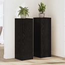 Planteholder 2 stk. Sort eg 33 x 33 x 100 cm Konstrueret træ