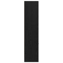 Apoteker Skab mønster mønster 30 x 41 x 174,5 cm Sort eg