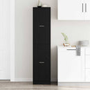 Apoteker Kabinet Sort eg 40 x 41 x 174.5 cm Konstrueret træ
