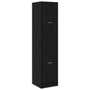 Apoteker Kabinet Sort eg 40 x 41 x 174.5 cm Konstrueret træ