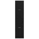 Apoteker Kabinet Sort eg 40 x 41 x 174.5 cm Konstrueret træ